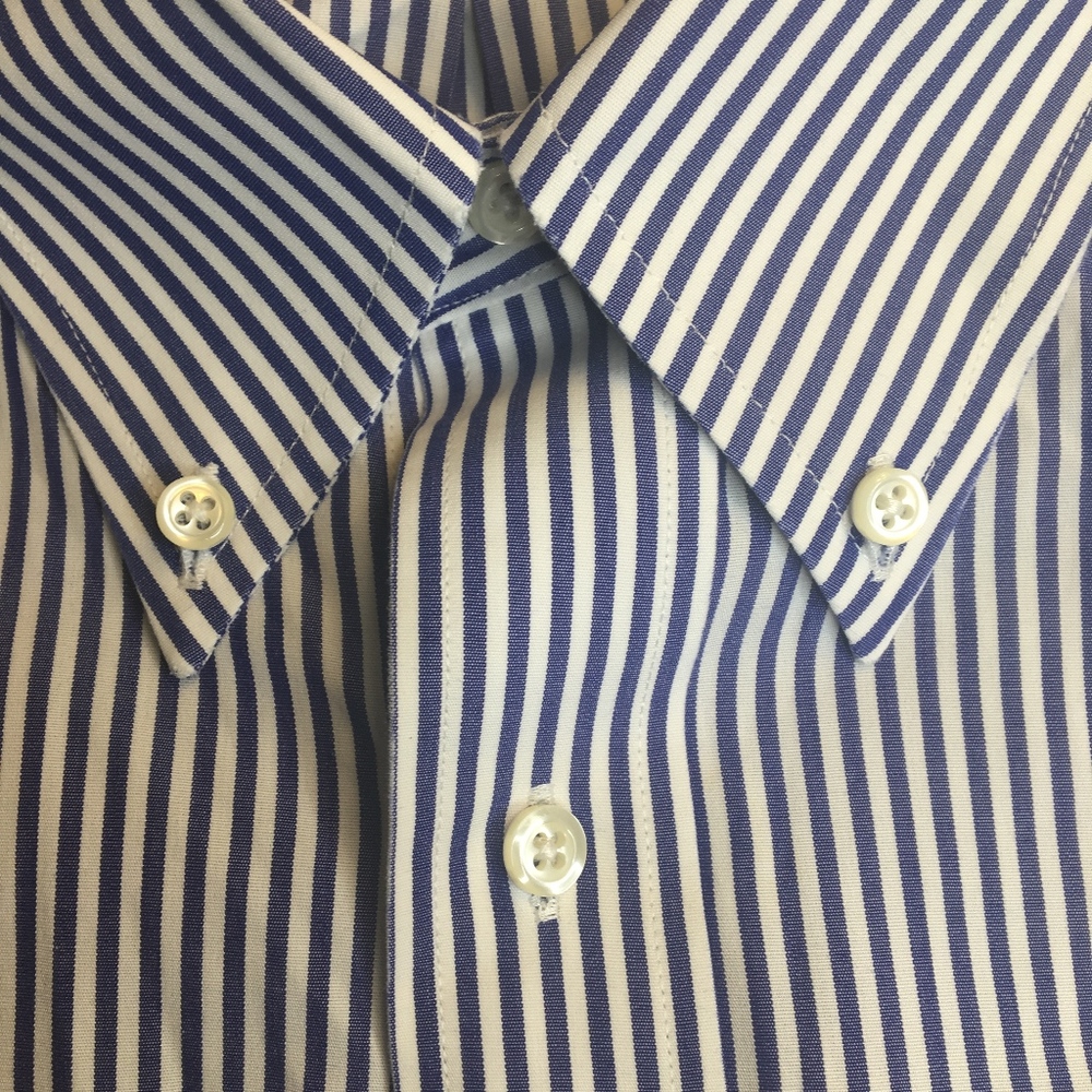 NWOT BROOKS BROS Dress Shirt 17-35 MINT!